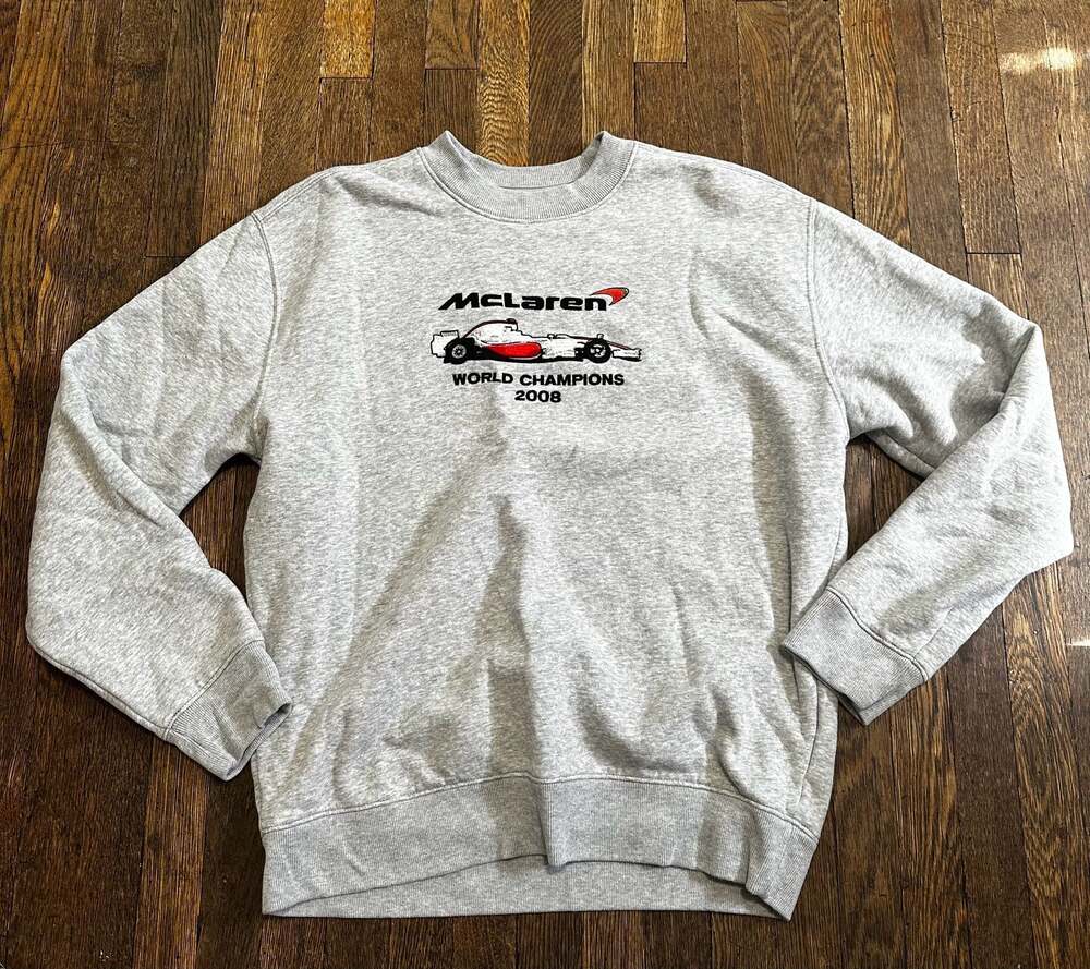Hollister McLaren Formula 1 Team World Champions 2008 Sweatshirt Size M